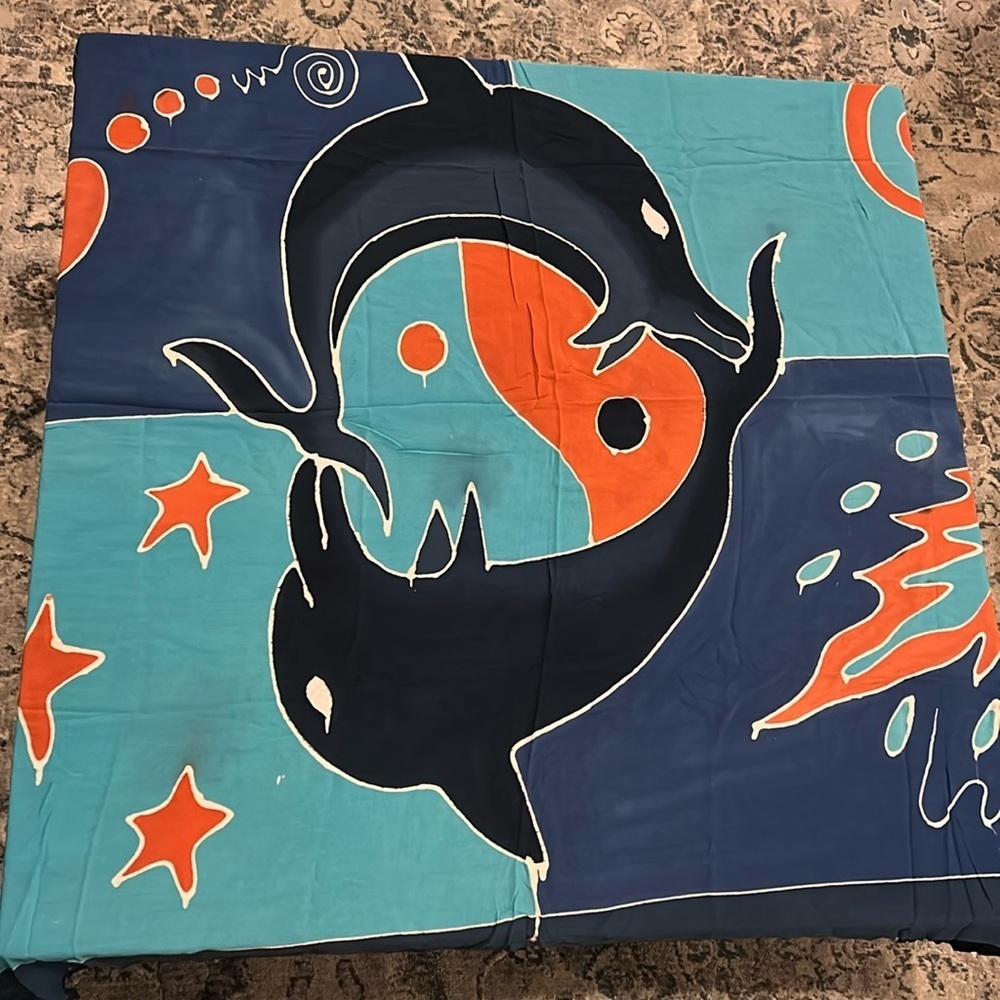 Coconut Pier Beach Sarong Hand Made in Indonesia NWT